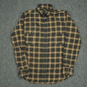 Filson Shirt Mens Extra Small Spruce Bronze Plaid Alaskan Guide Long Sleeve XS